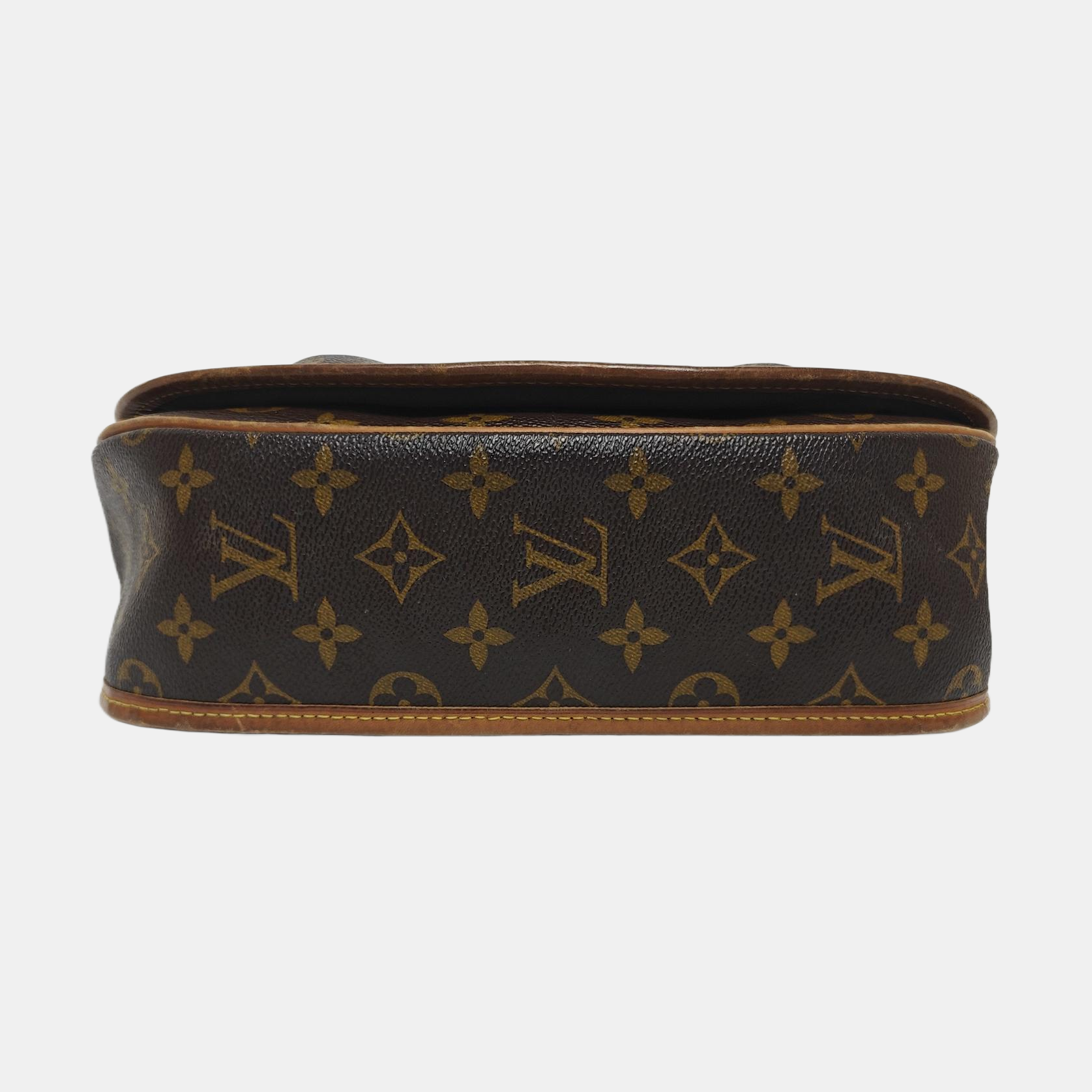 MENILMONTANT PM Monogram Coated Canvas Brown