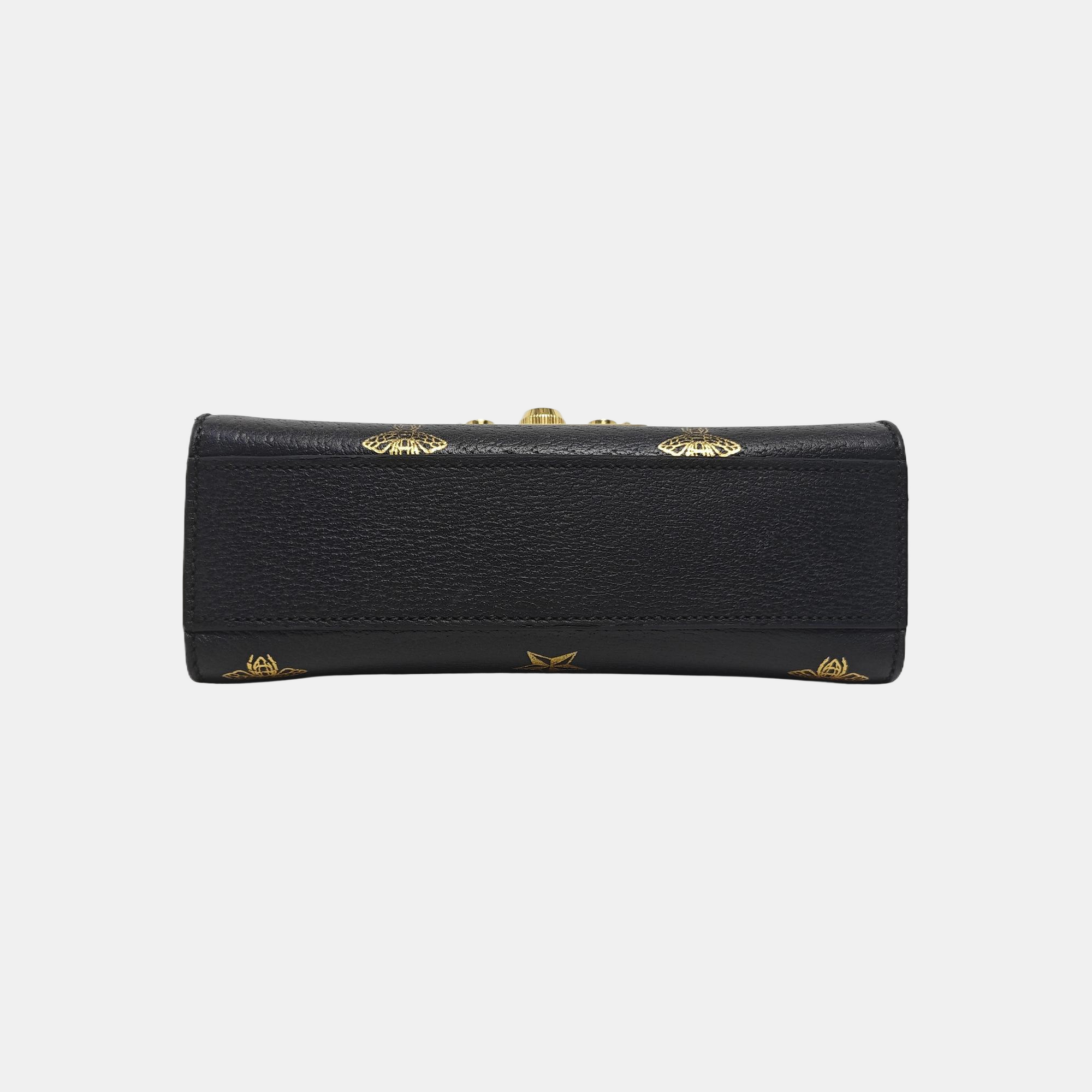 Padlock Small Calfskin Black