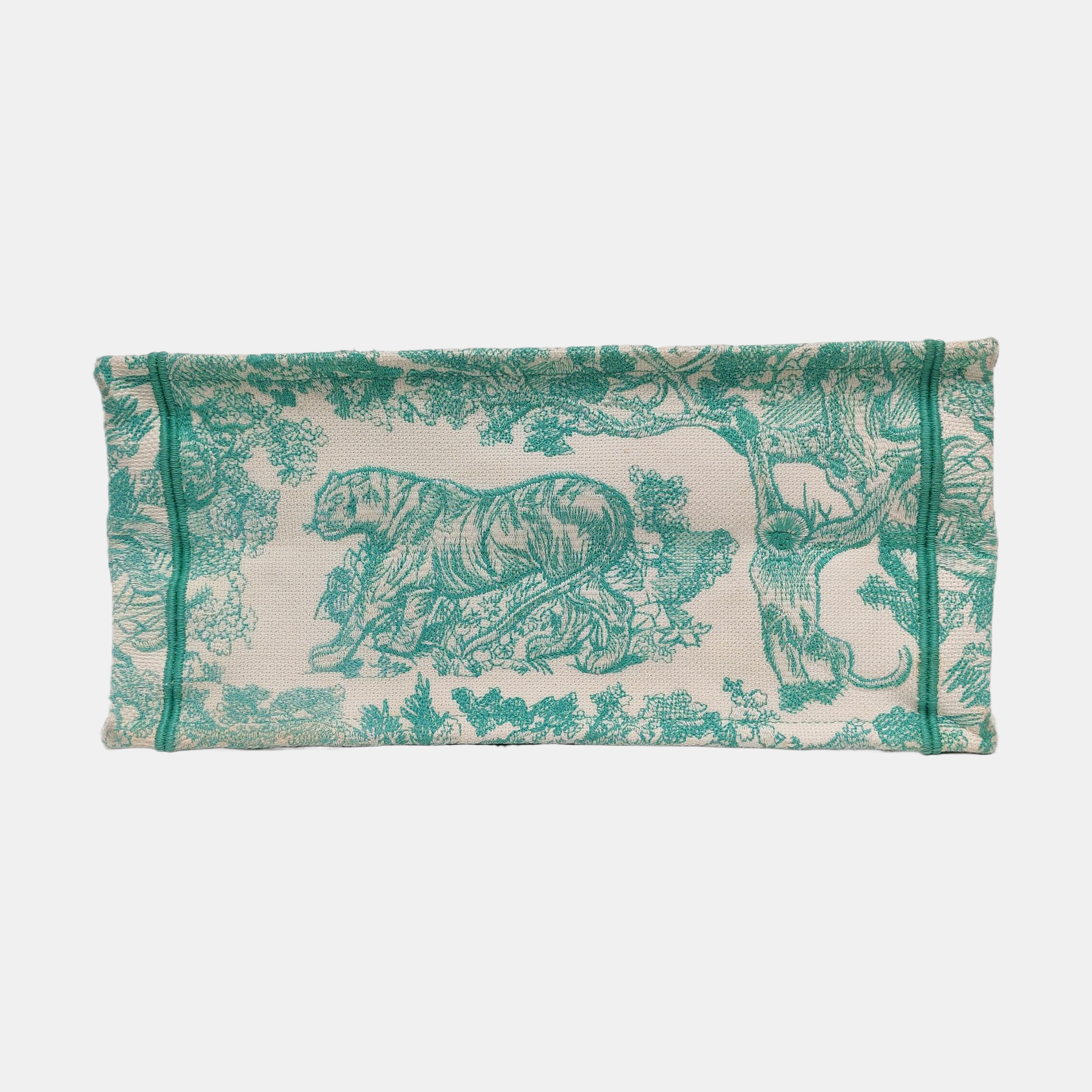 Book Tote Medium Canvas Green