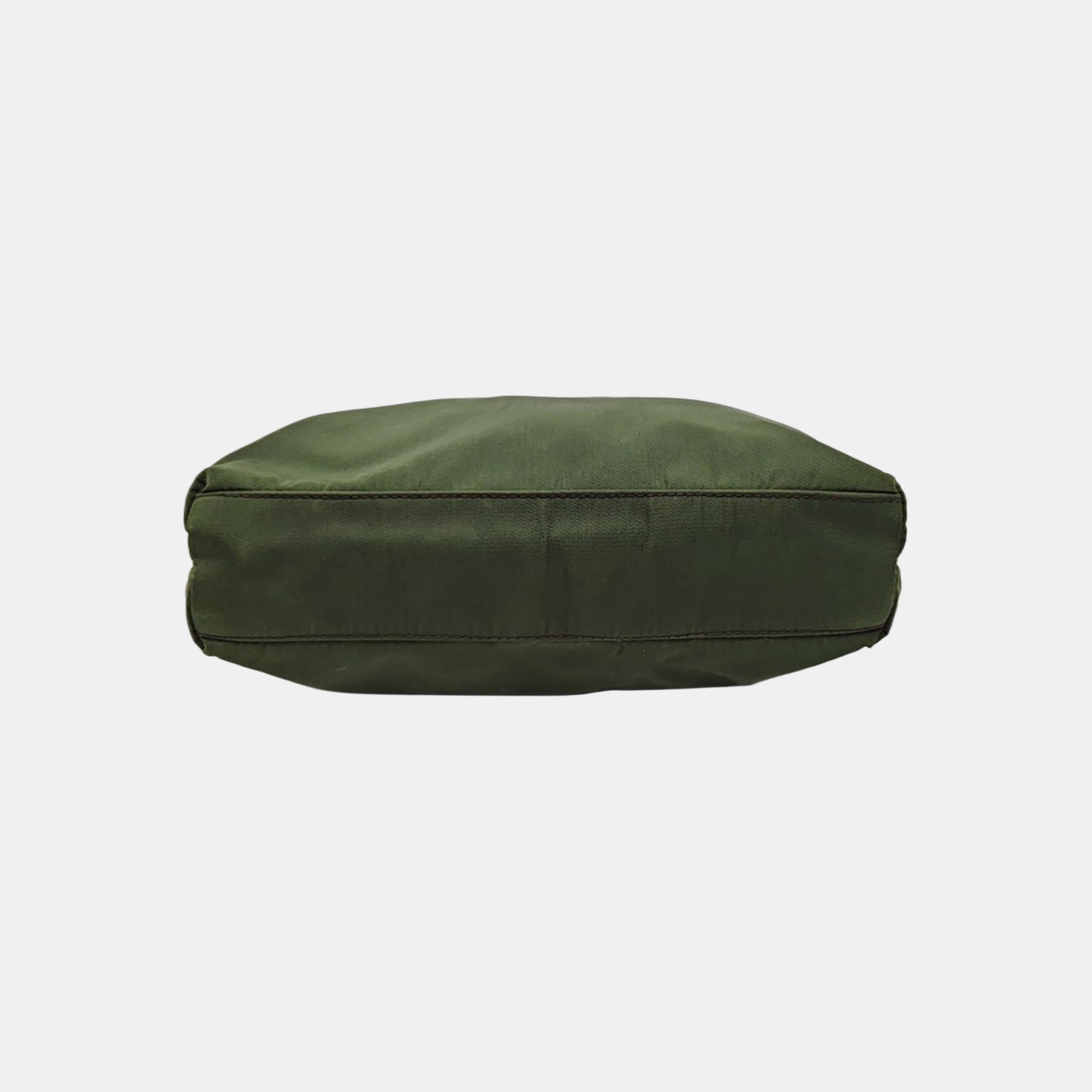 Nylon Top Handle Bag Green