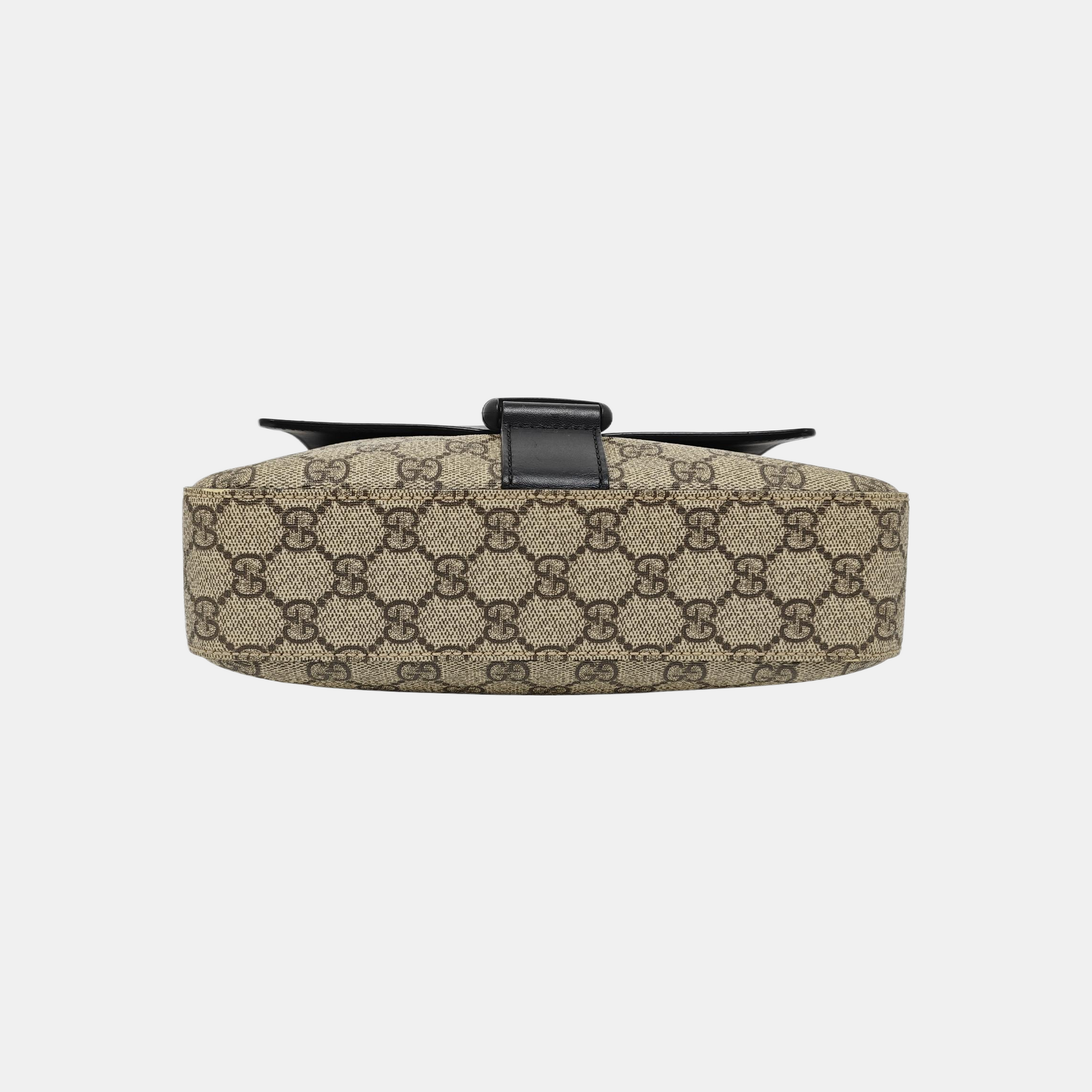 Monogram Coated Canvas Shoulder Bag Brown