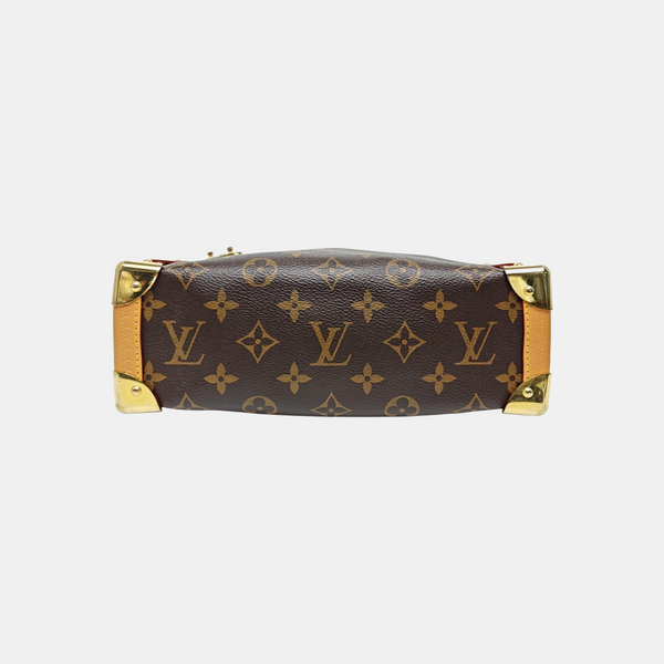 SIDE TRUNK MM Monogram Coated Canvas Brown