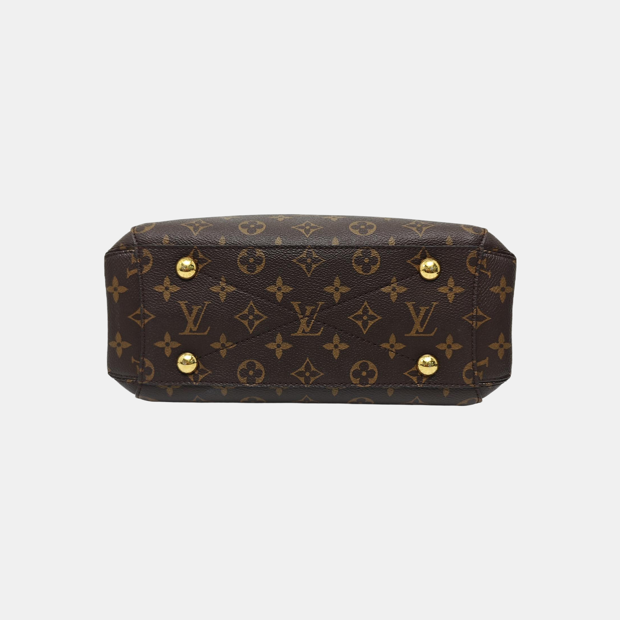 MONTAIGNE BB Monogram Coated Canvas Brown