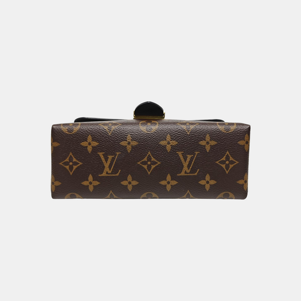LOCKY BB Monogram Coated Canvas Brown