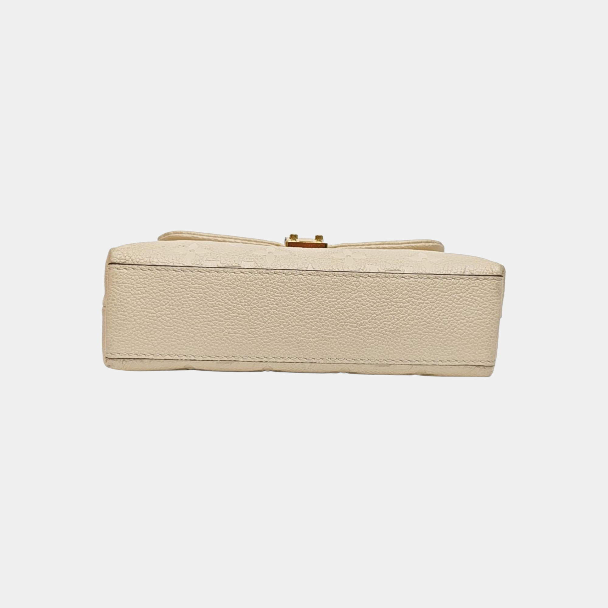 NANO MADELEINE Nano Monogram Calfskin Beige