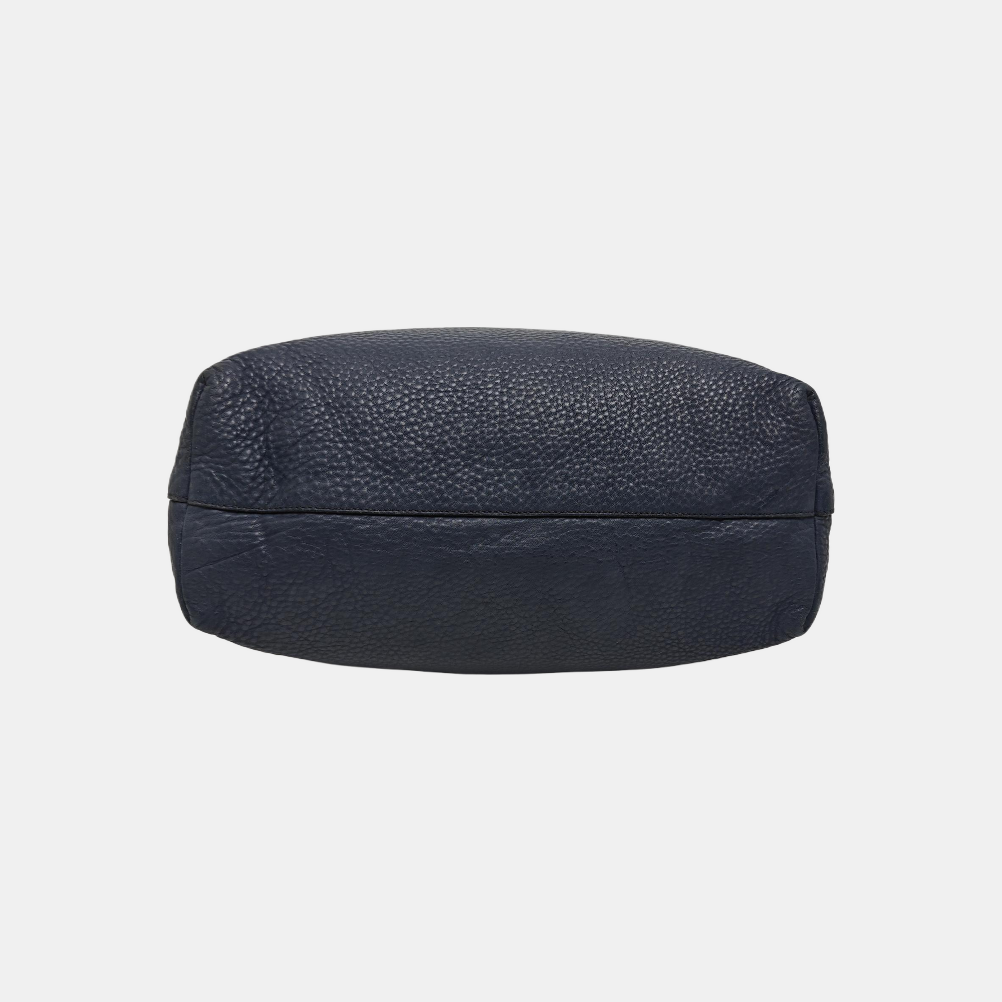 Calfskin Tote Bag Blue