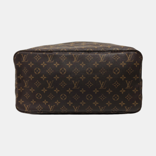 NEVERFULL GM Monogram Coated Canvas Brown