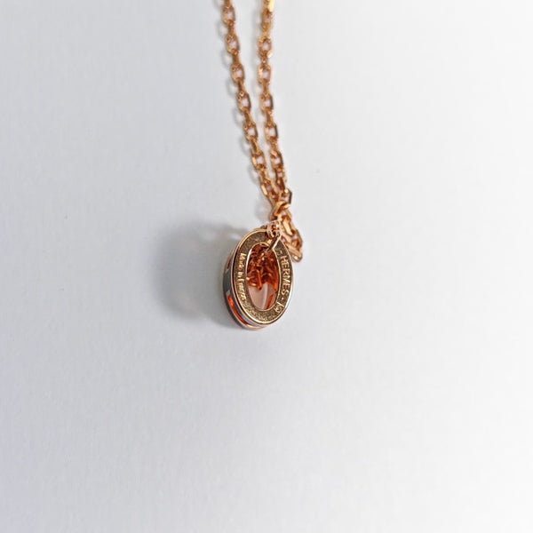 Pop H Metal Rose Gold Necklace