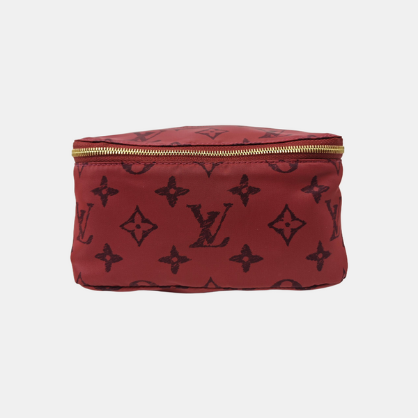 CUBE DE RANGEMENT PM Monogram Nylon Red