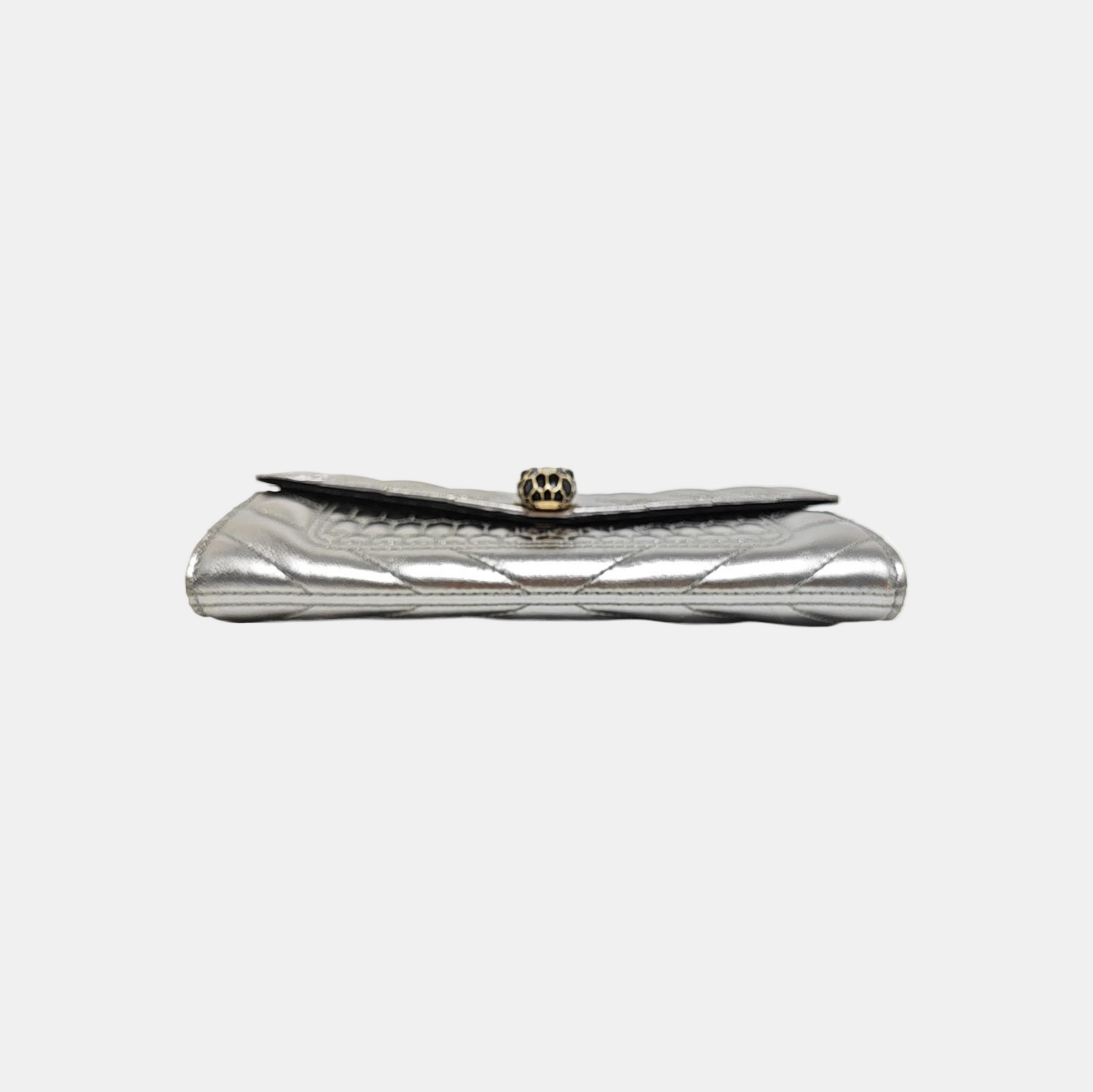 SERPENTI FOREVER Quilted Calfskin Silver