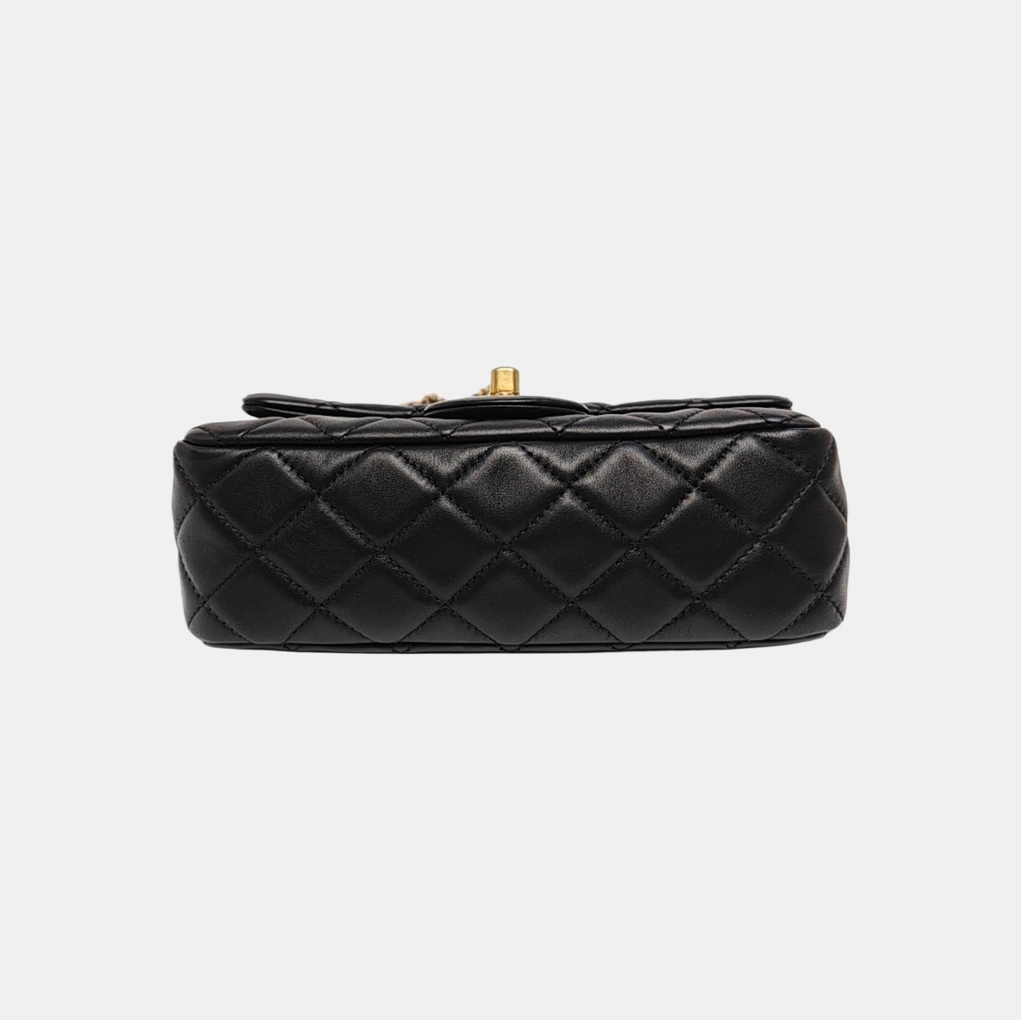 CLASSIC FLAP Mini Quilted Lambskin Black