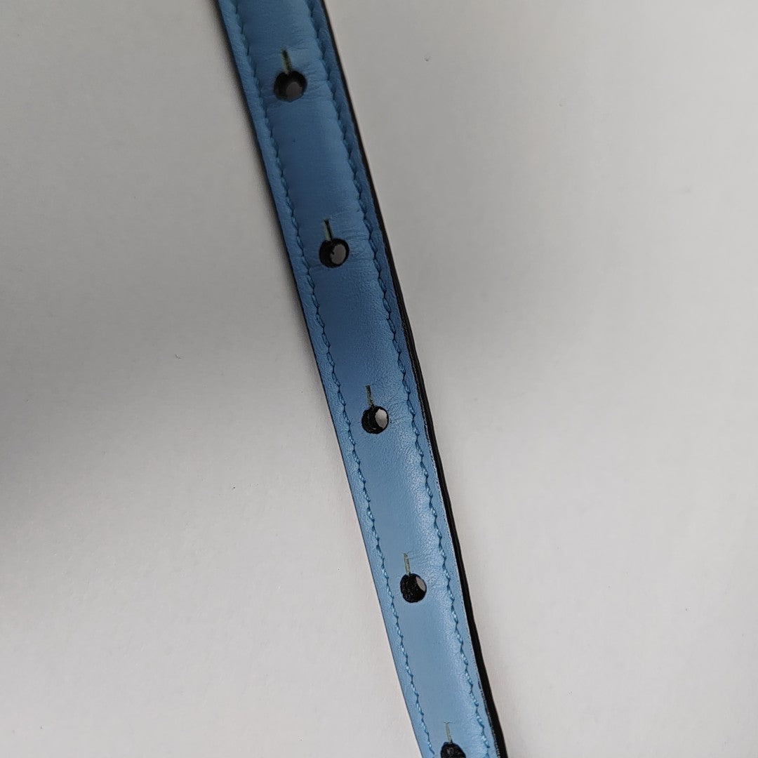 Leather Belt Blue