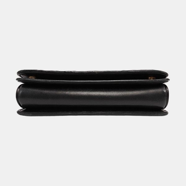 Quilted Lambskin Crossbody Bag Black