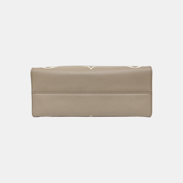 ONTHEGO MM Monogram Calfskin Gray