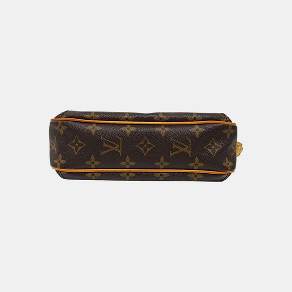 TIKAL Monogram Coated Canvas Brown