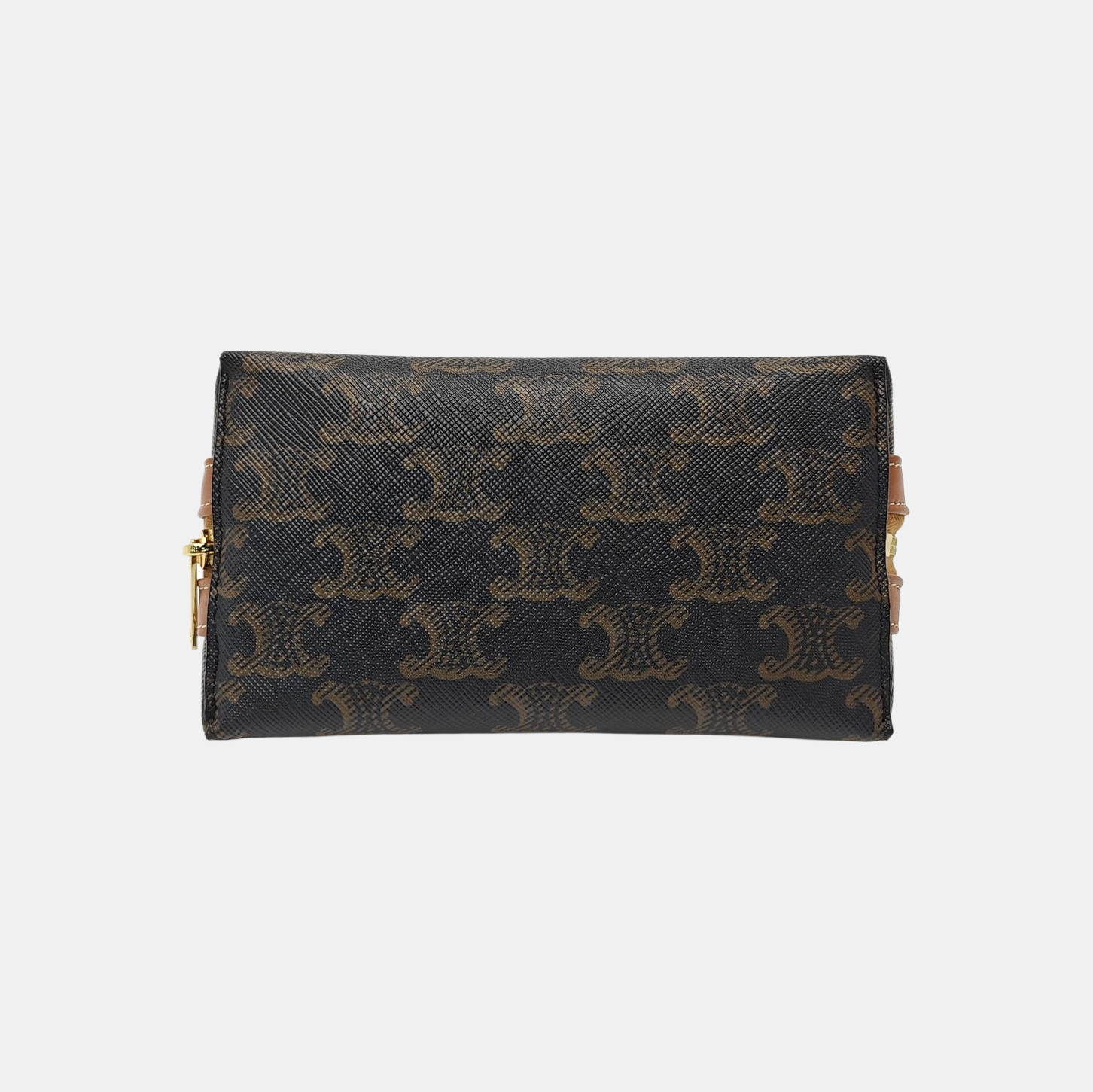 TRIOMPHE CANVAS Mini Coated Canvas Brown