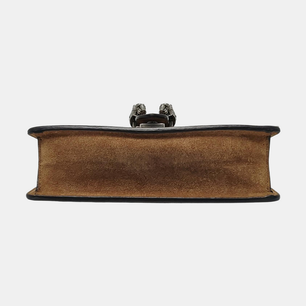 Dionysus Small Monogram Coated Canvas Beige