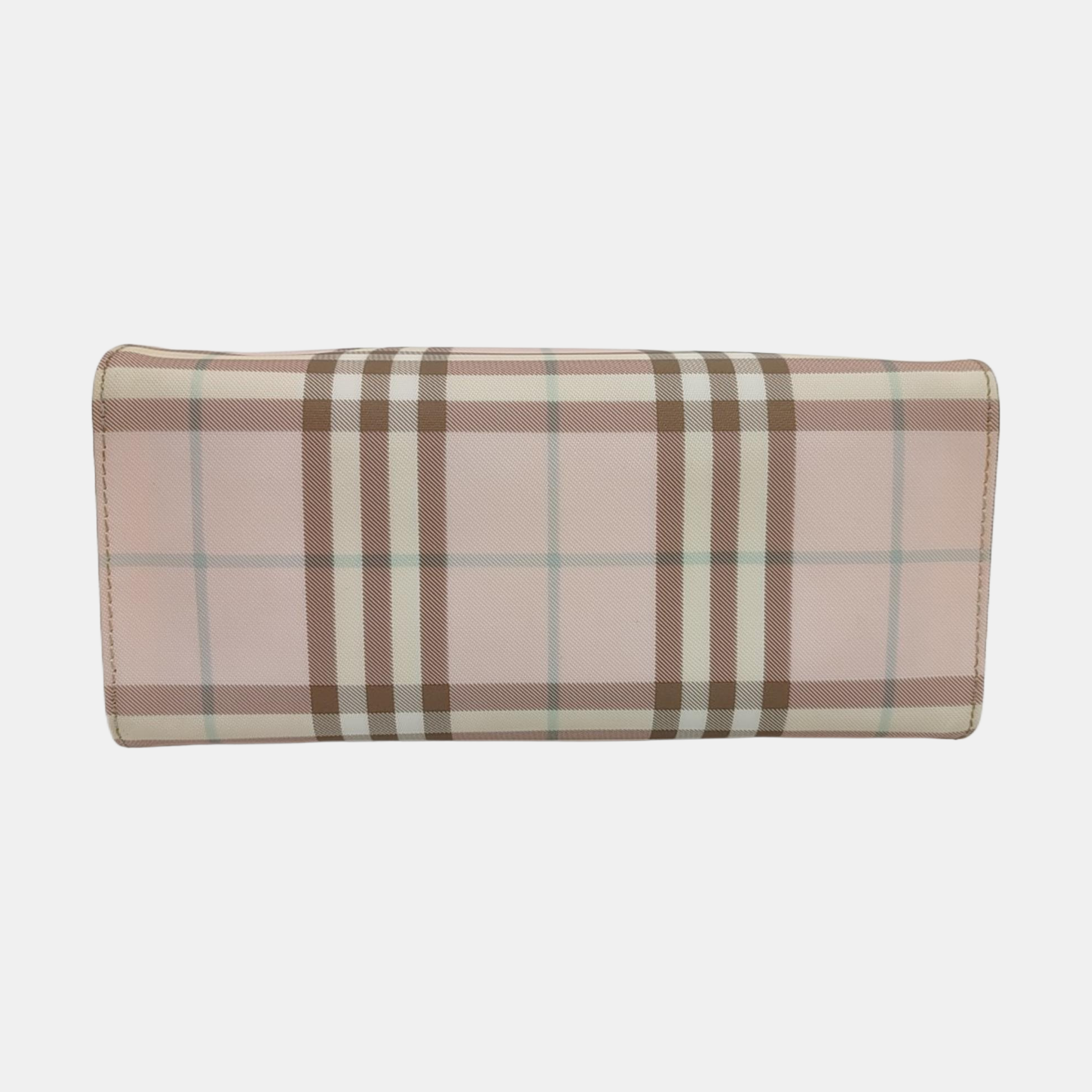 Coated Canvas Top Handle Bag Pink