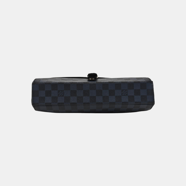 NEWPORT Damier Coated Canvas Blue