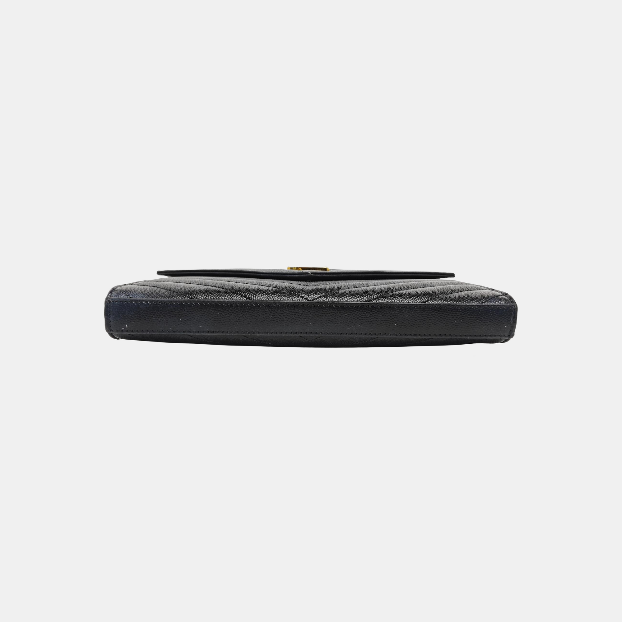 MONOGRAM Medium Chevron Calfskin Black