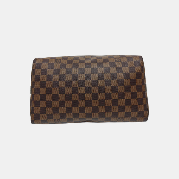 SPEEDY 30 Damier Ebene Coated Canvas Brown
