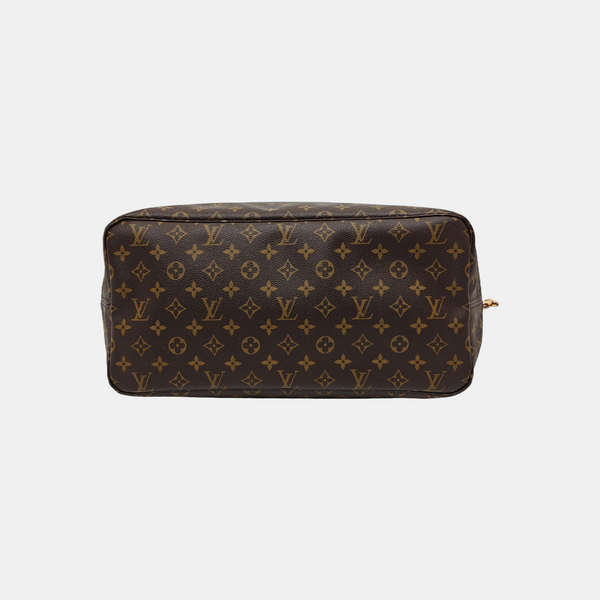 NEVERFULL GM Monogram Coated Canvas Brown