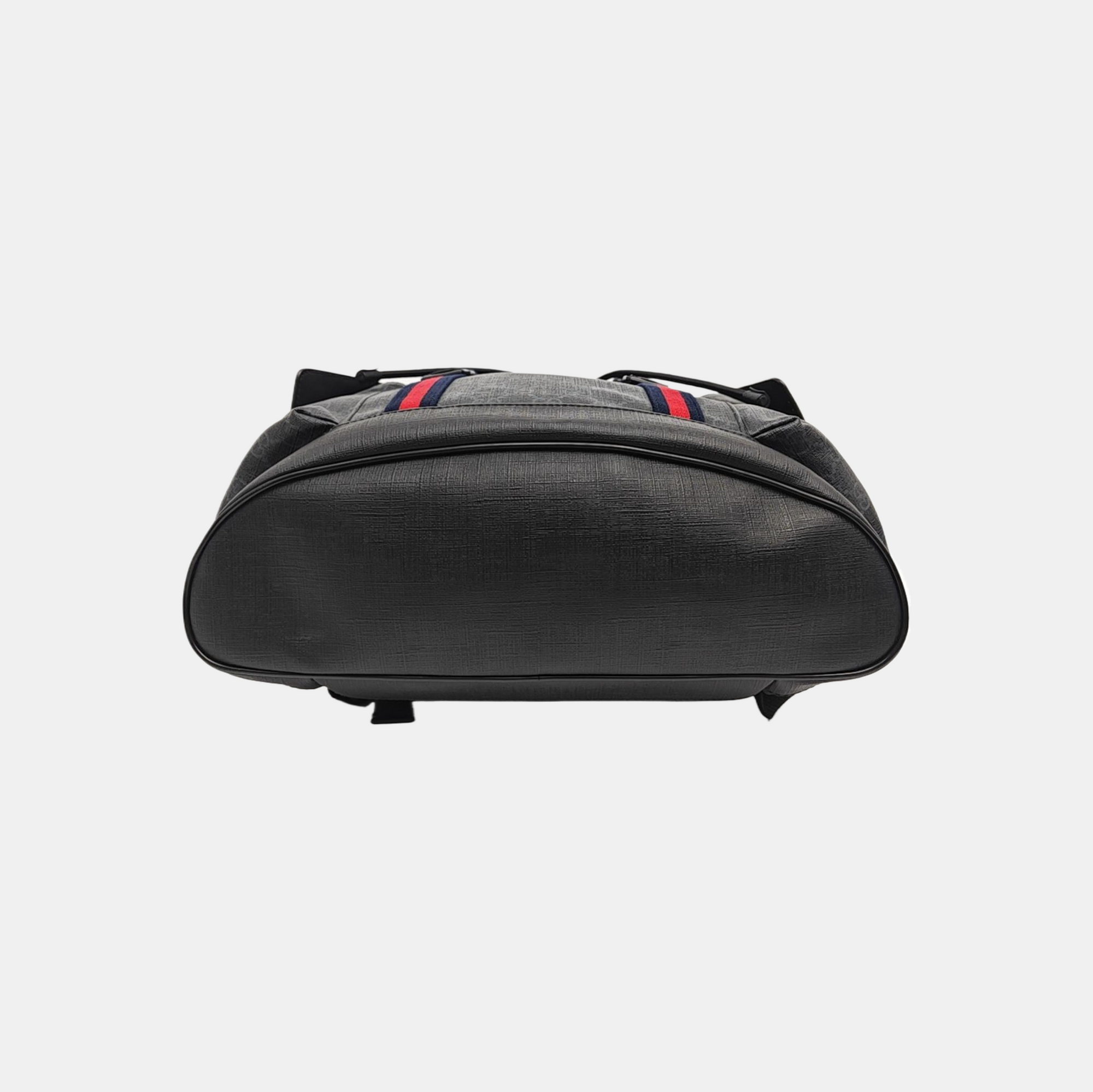 GG Supreme Monogram Coated Canvas Black