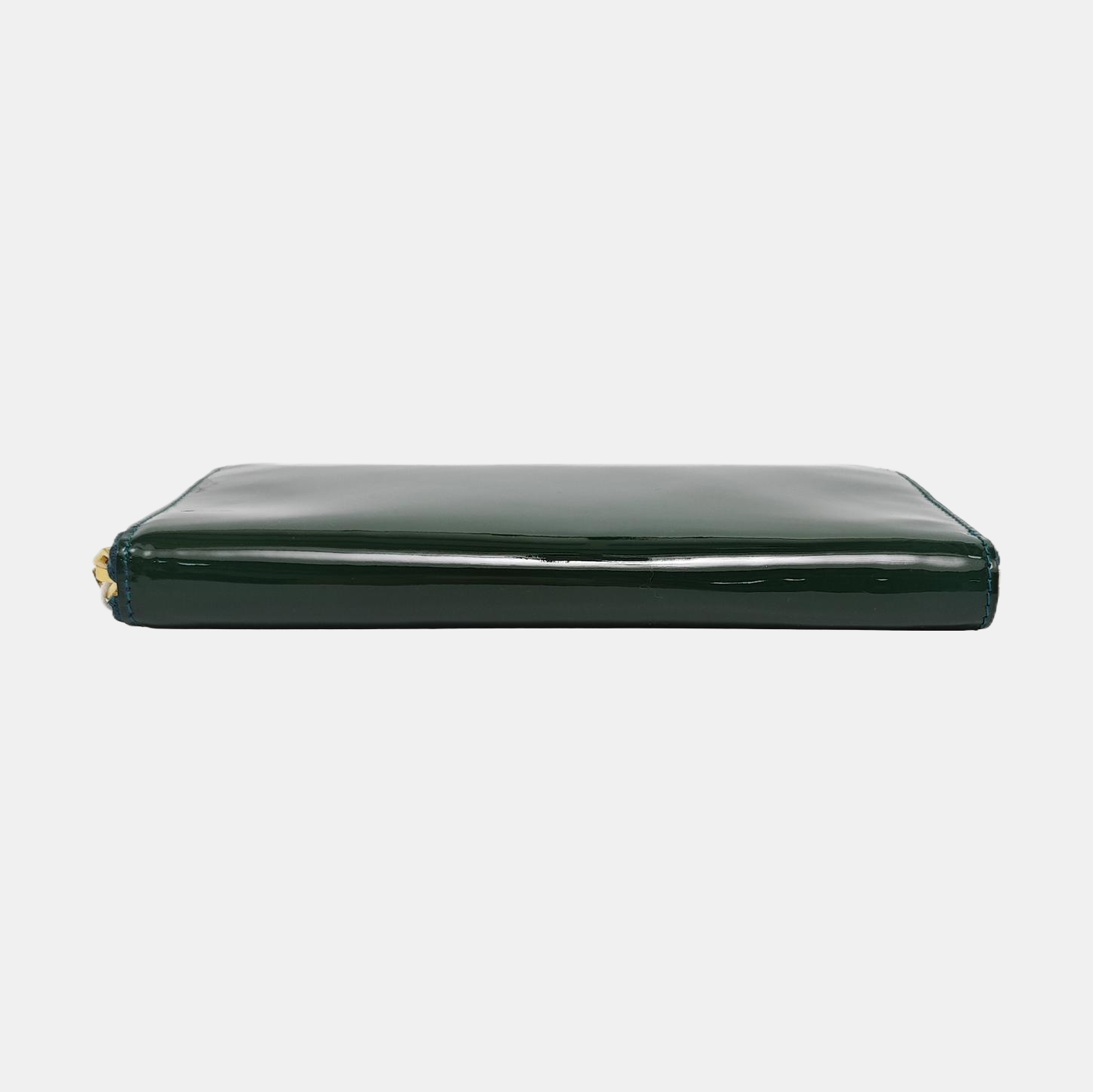 Patent Leather Wallet Green