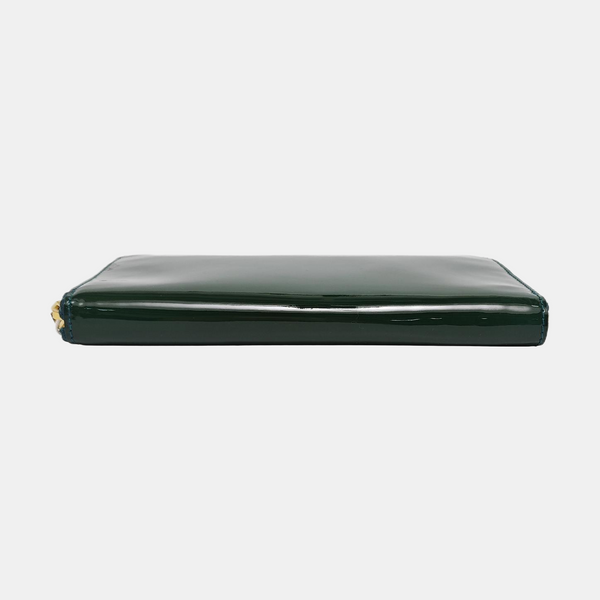 Patent Leather Wallet Green