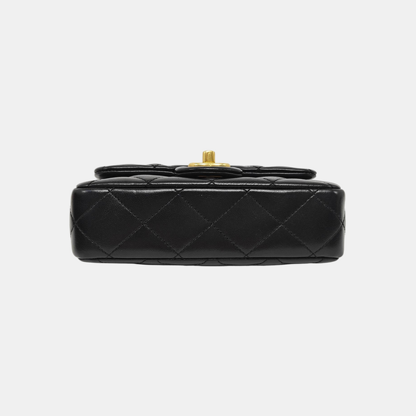 CLASSIC FLAP Mini Quilted Lambskin Black