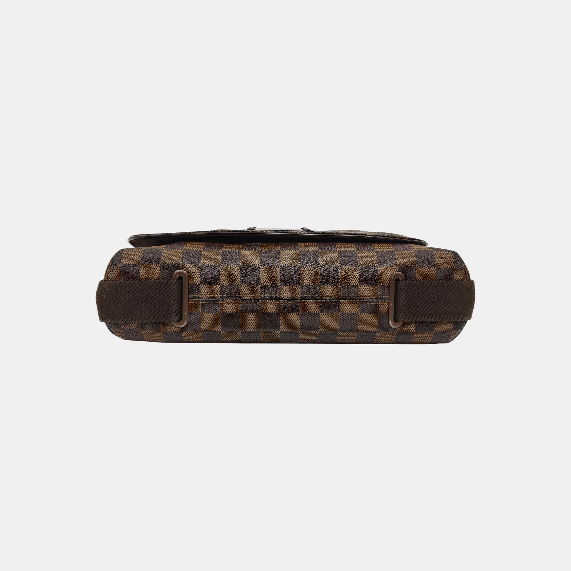 BROOKLYN Damier Ebene Coated Canvas Brown