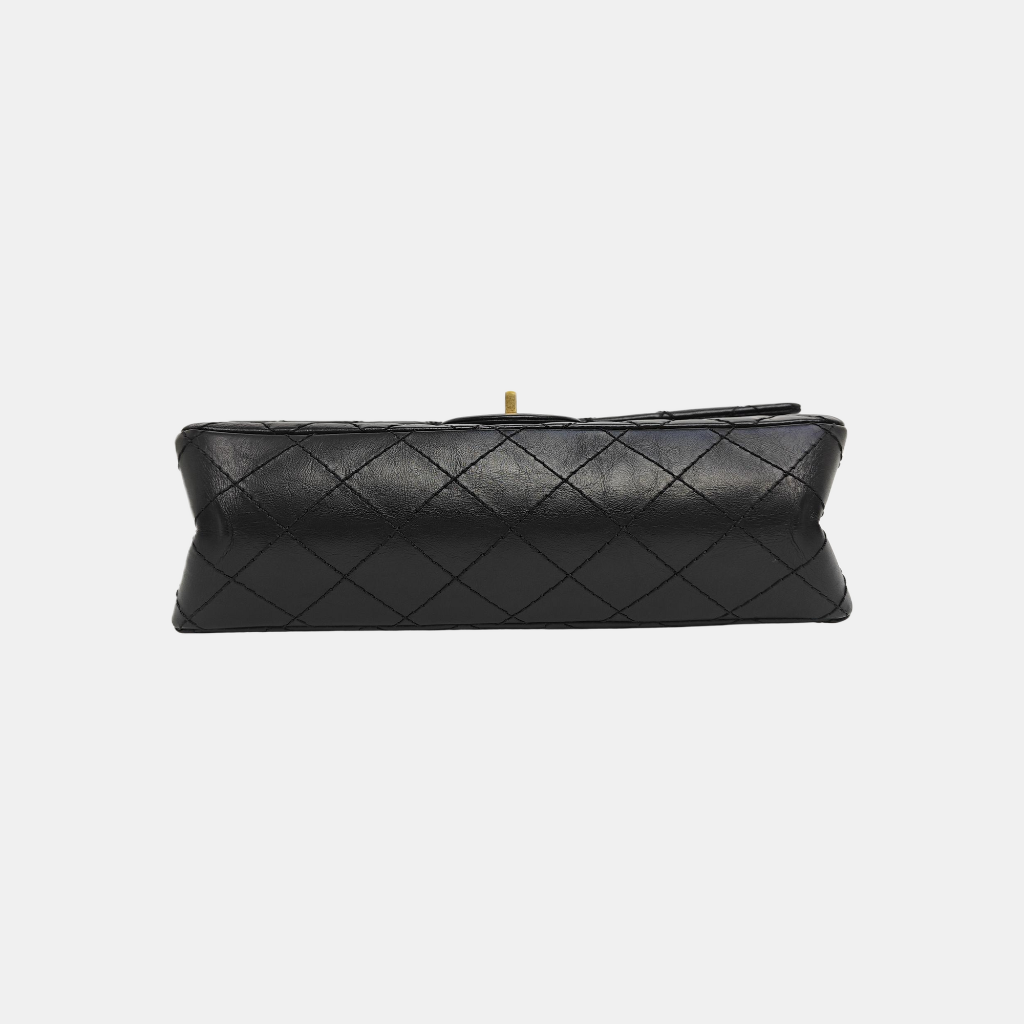 2.55 225 (small) Quilted Calfskin Black