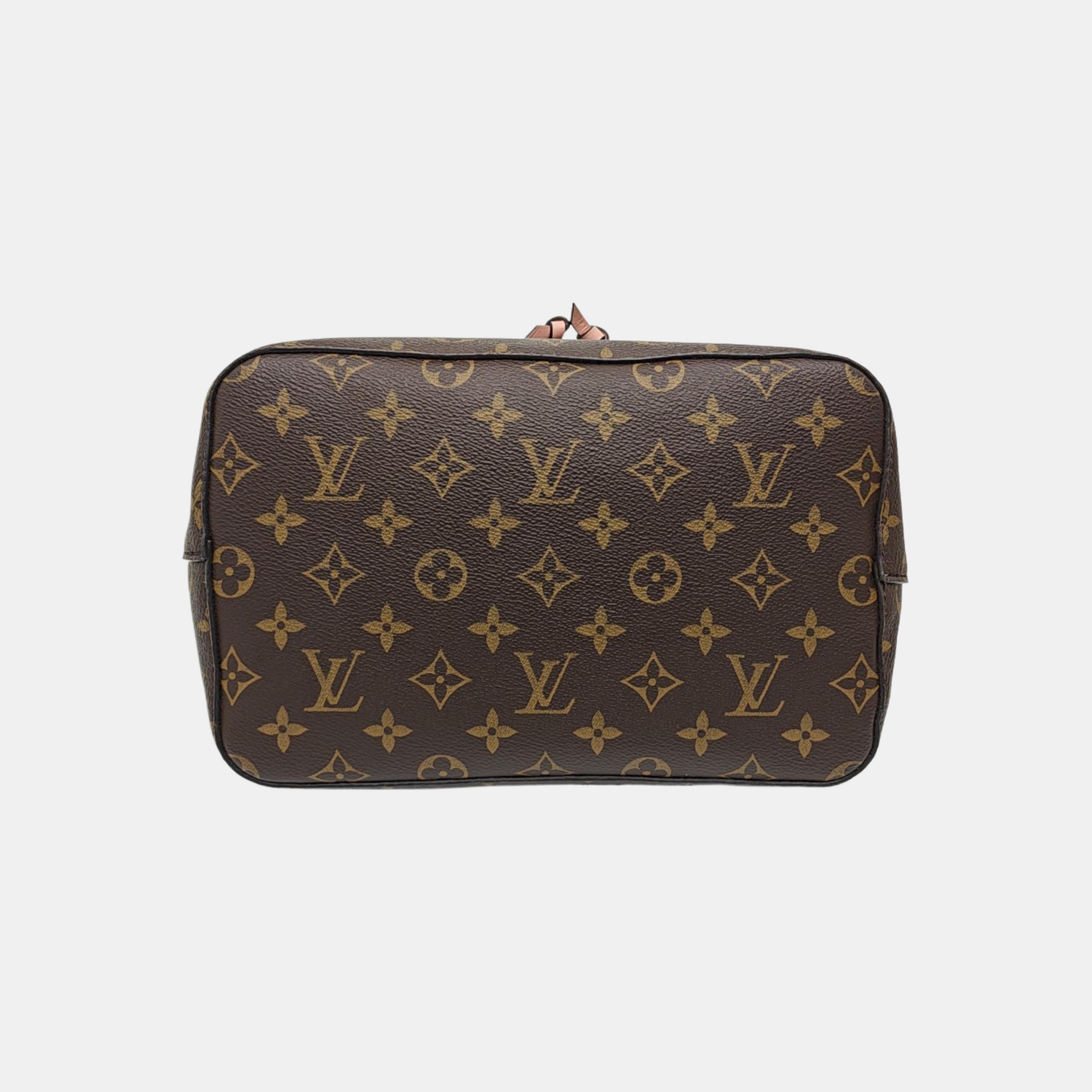 NÉONOÉ MM Monogram Coated Canvas Brown