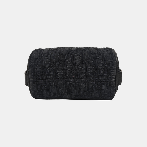 Oblique Canvas Shoulder Bag Black