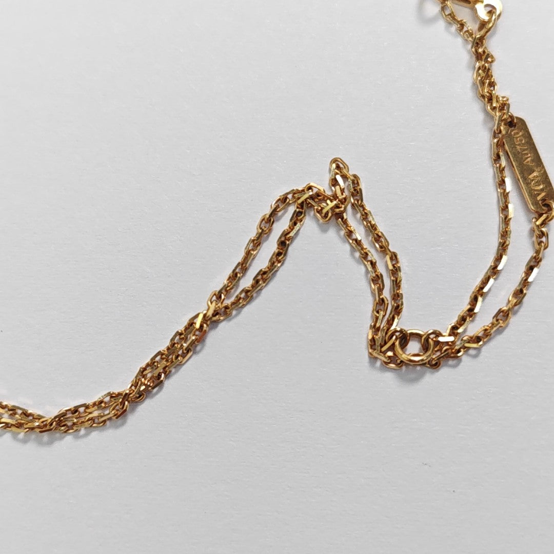 Vintage Alhambra 18k Gold Necklace