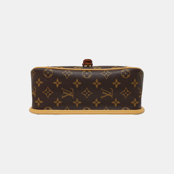 DIANE Monogram Coated Canvas Brown