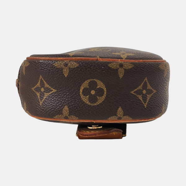 GANGE Monogram Coated Canvas Brown