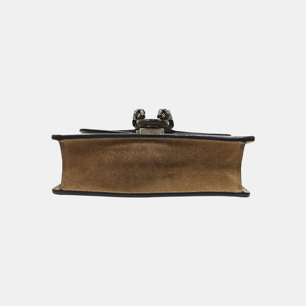 Dionysus Mini Monogram Coated Canvas Beige