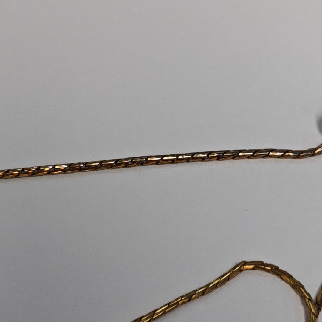 G Chain Metal Gold Necklace