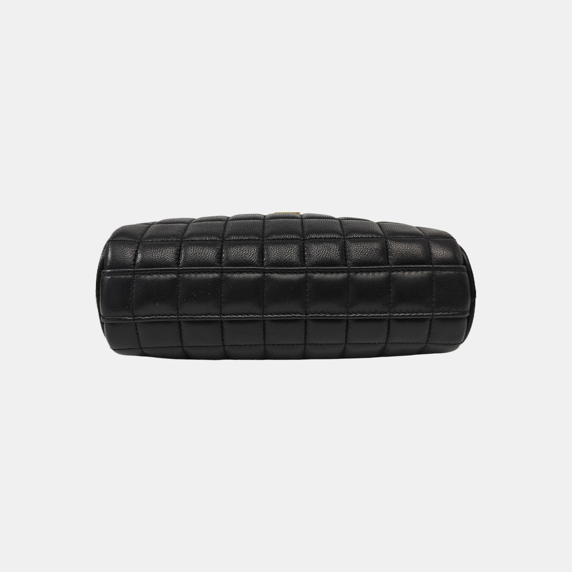 Quilted Lambskin Crossbody Bag Mini Black