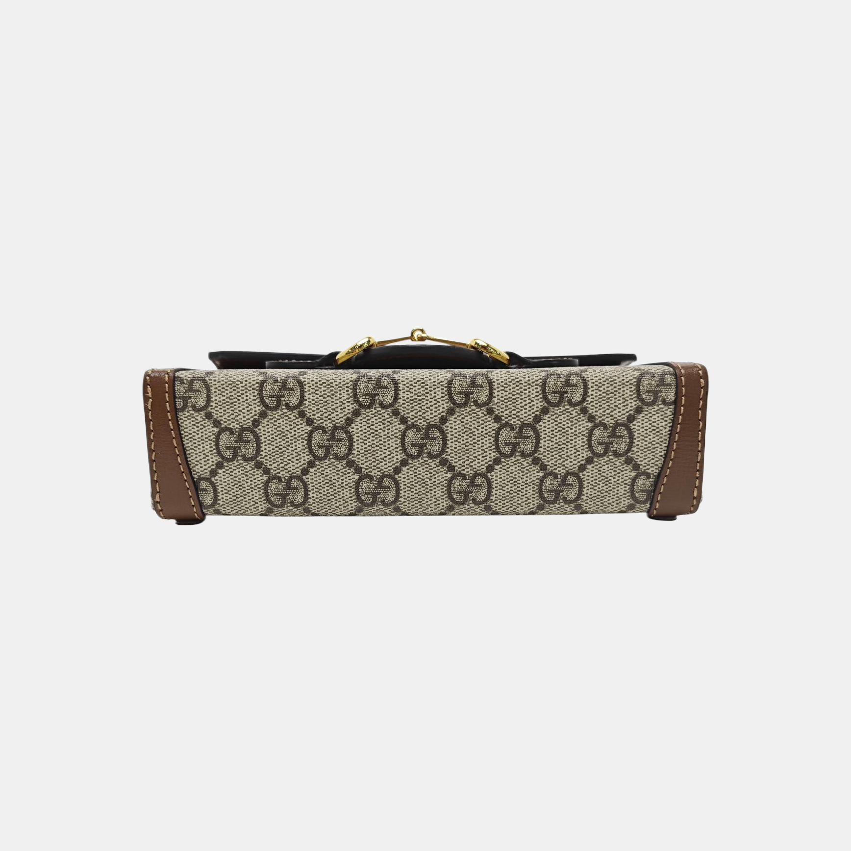 Horsebit 1955 Mini Monogram Coated Canvas Beige