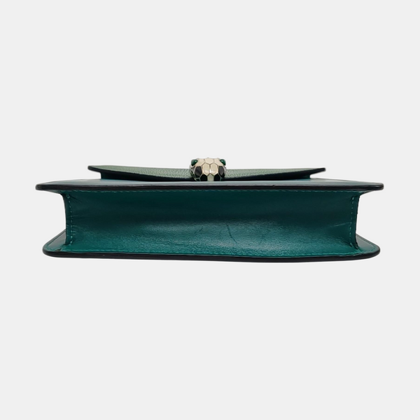 SERPENTI FOREVER Small Stingray Leather Green
