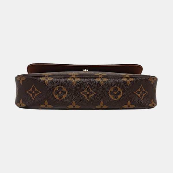 IVY Monogram Coated Canvas Brown