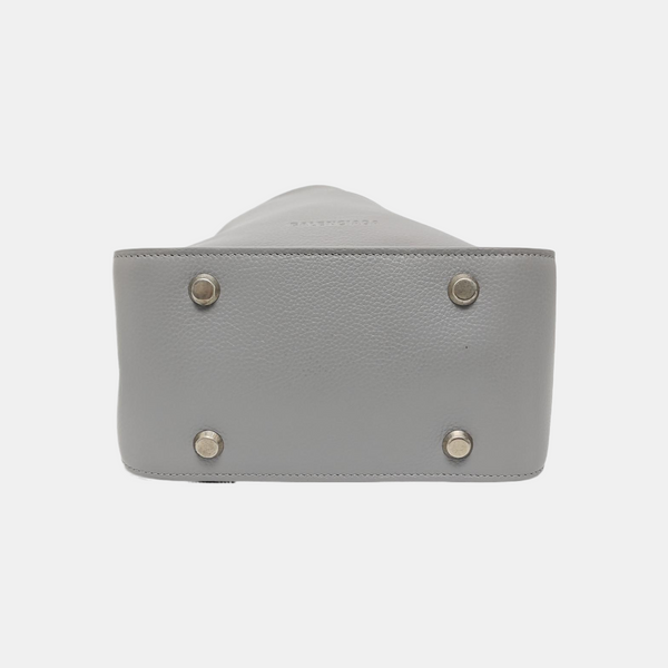 Calfskin Shoulder Bag Gray