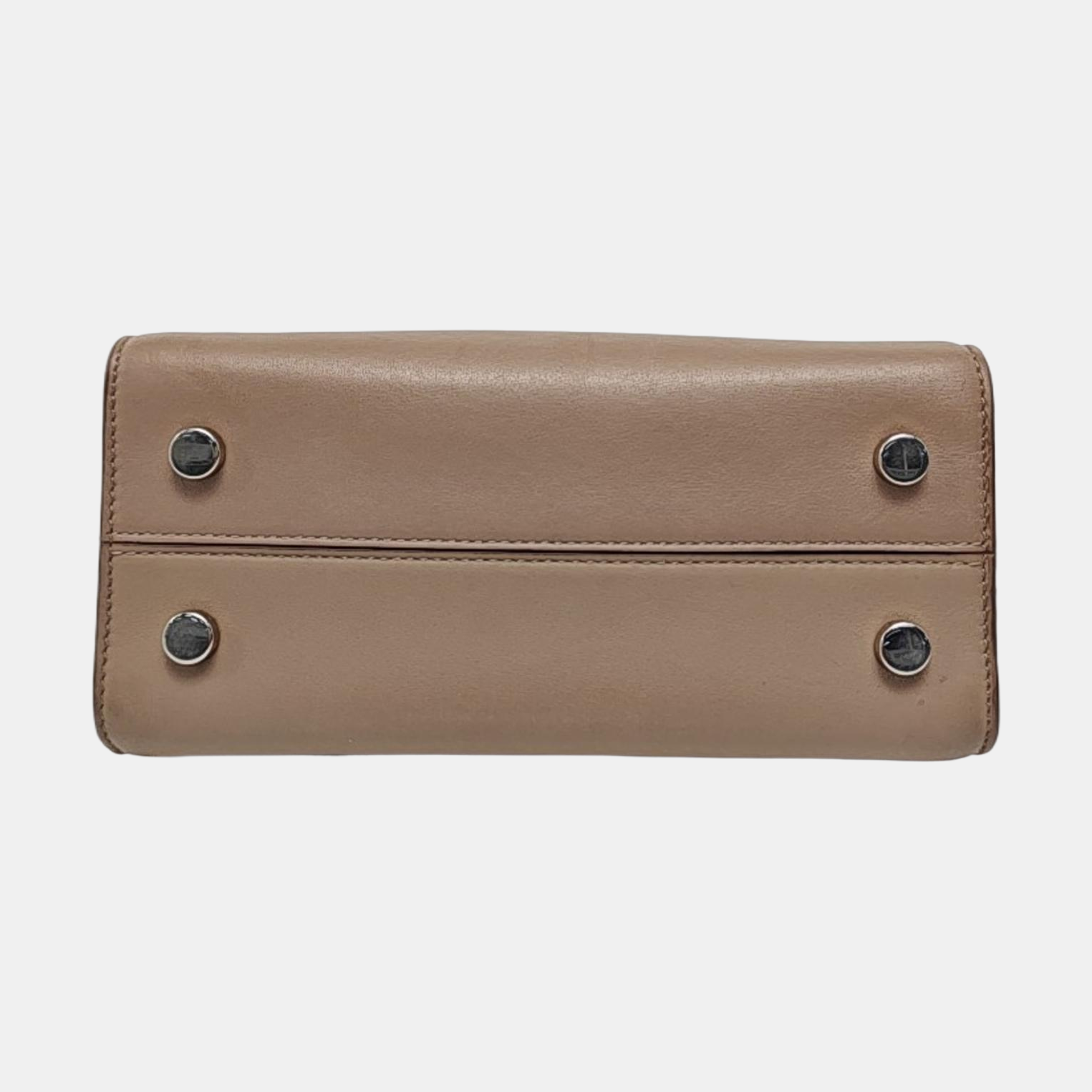 Authenticated pre-owned  Diorever Calfskin Brown - Tote Bag at Looply