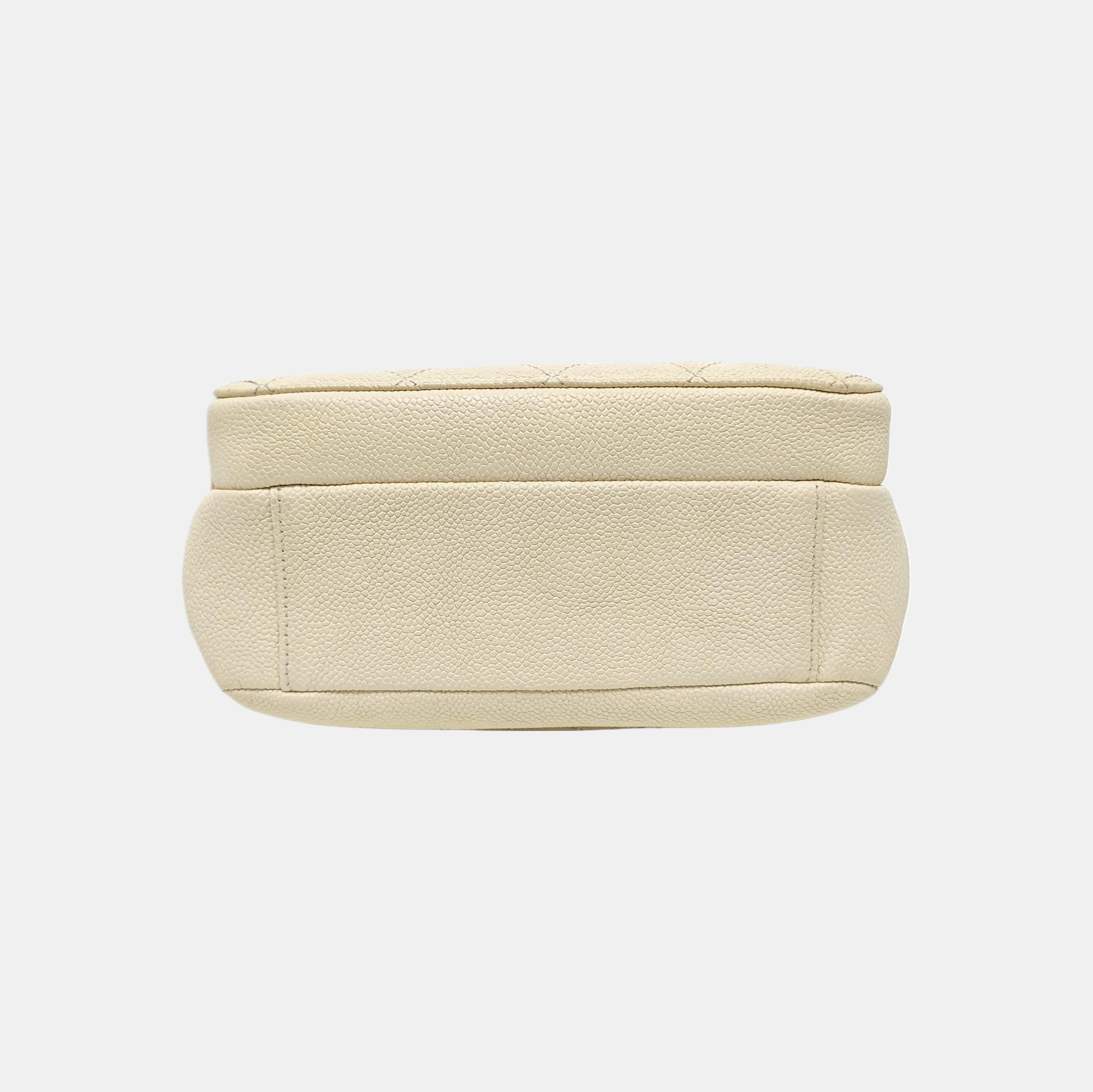 Quilted Grained Calfskin White