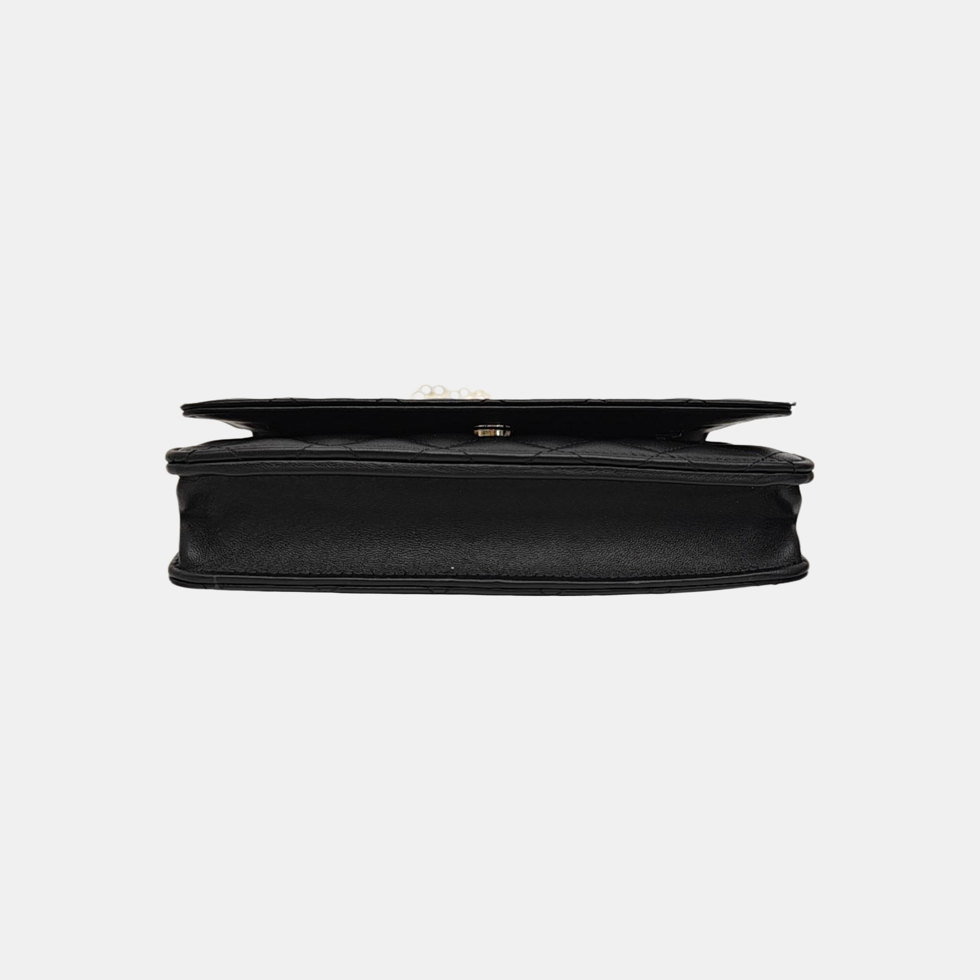 WOC Quilted Lambskin Black