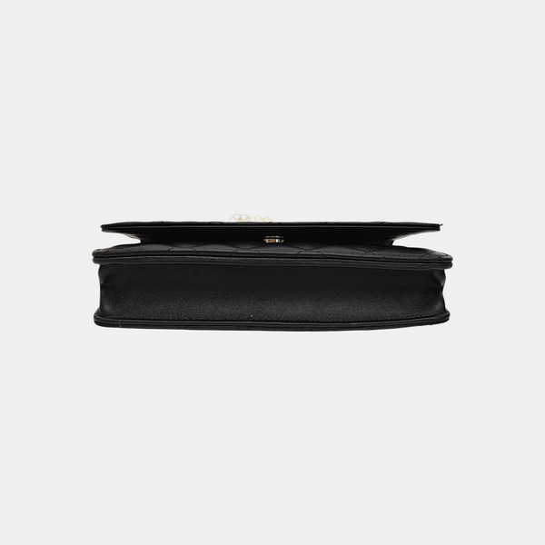 WOC Quilted Lambskin Black