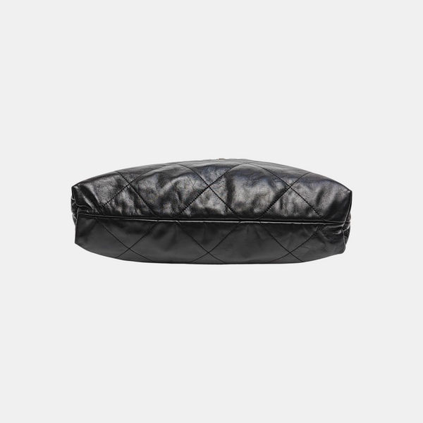 CHANEL 22 Medium Quilted Calfskin Black