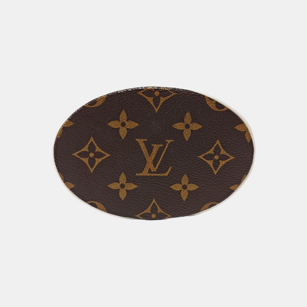 BUCKET Nano Monogram Coated Canvas Brown